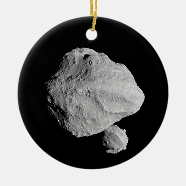Lucy Mission Dinkinesh Binary Asteroid Keramik Ornament (Vorne)