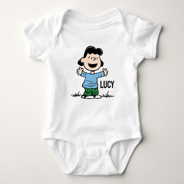 Lucy mit Waffen weit Baby Strampler (Vorderseite)