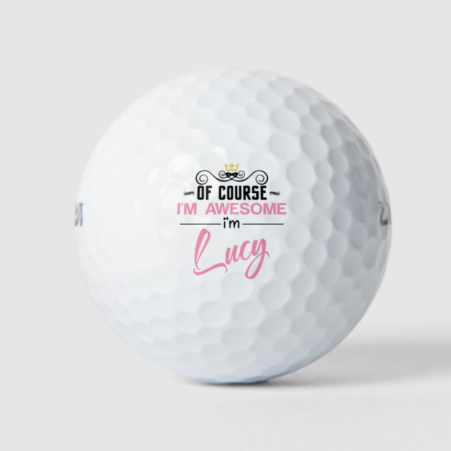 Lucy Natürlich bin ich Phantastisch Golfball (Vorderseite)