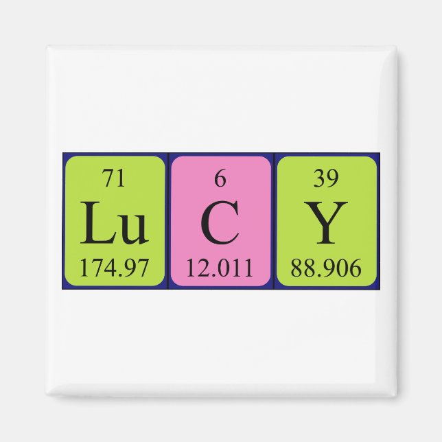Lucy Periodenmagnet Magnet (Vorne)