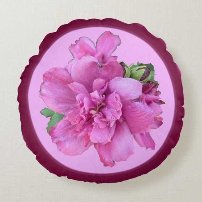 Lucy Rose Round Pillow Rundes Kissen (Vorderseite)