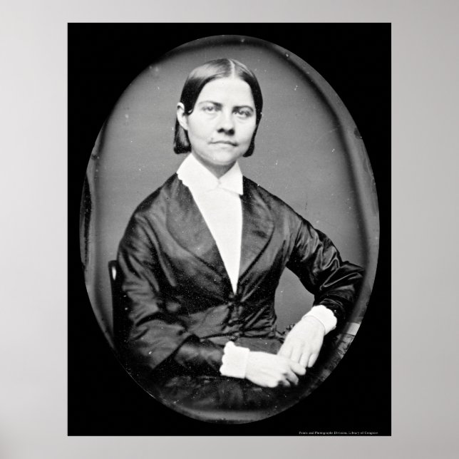 Lucy Stone Daguerreotype 1844 Poster (Vorne)