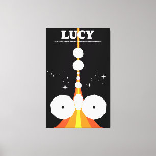 LUCY-Weltraummission Leinwanddruck
