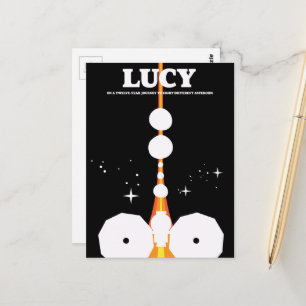 LUCY-Weltraummission Postkarte