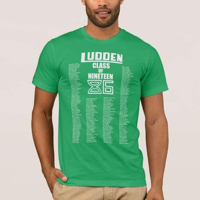 Ludden Klasse von neunzehn 86 - der T-Shirt (Vorderseite)