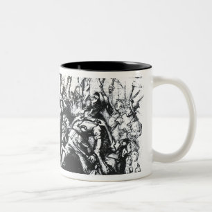 Luddite-Aufständischer Zweifarbige Tasse