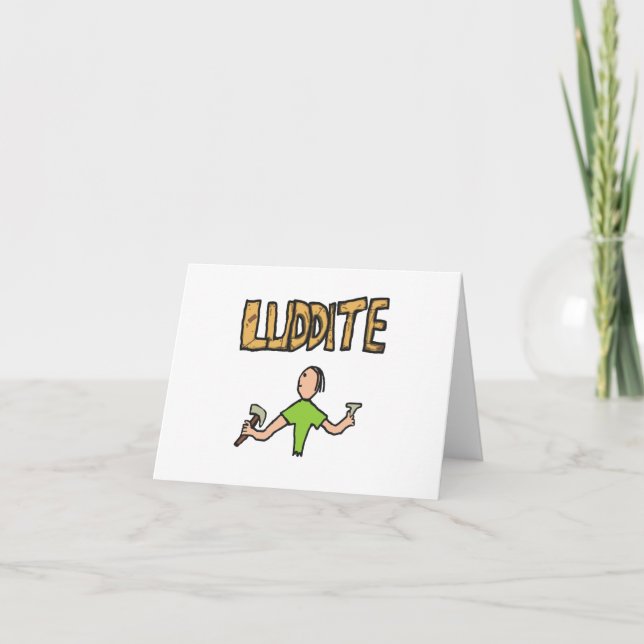 Luddite Karte (Vorderseite)