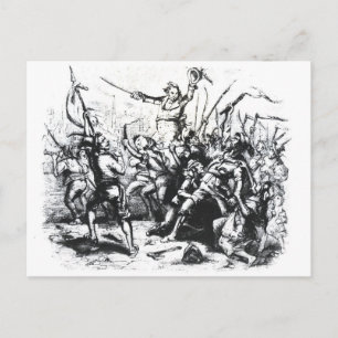 Luddite Rioters Postkarte