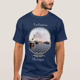 Ludington Car/Rail Fähren dunkles Shirt