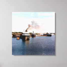 Ludington Car/Rail Ferries Leinwand