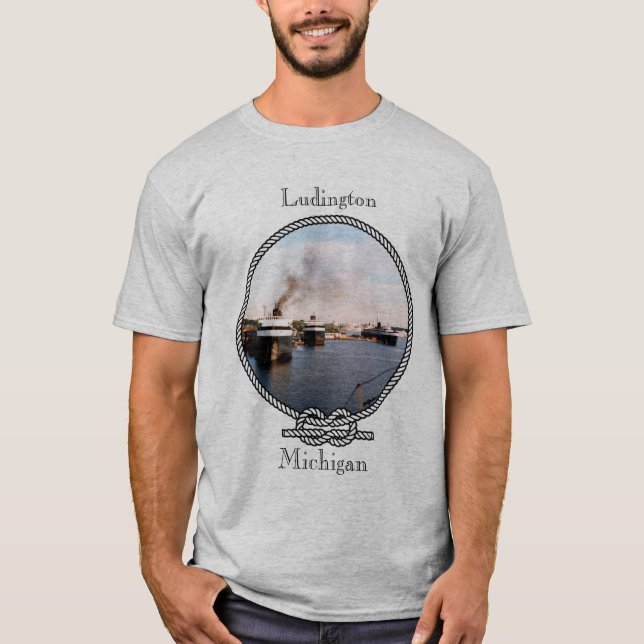 Ludington Car/Rail Ferries Shirt (Vorderseite)