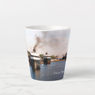 Ludington Ferries latte mug
