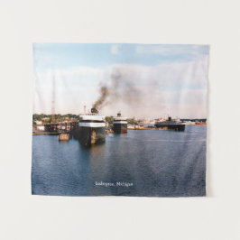 Ludington Ferries Wandteppiche