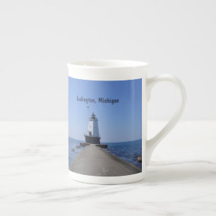 Ludington Leuchtturm Prozellantasse
