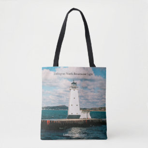 Ludington North Breakwater Light auf der ganzen Ta Tasche