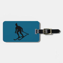 Ludlow, VT Ski Bum (Green Mountain Vermont Skiing) Gepäckanhänger
