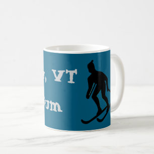 Ludlow, VT Ski Bum (Green Mountain Vermont Skiing) Kaffeetasse