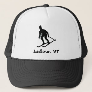 Ludlow, VT Ski (Green Mountain Vermont Skiing) Truckerkappe
