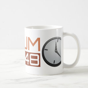 Ludum Herausforderungs-glänzende Uhr Kaffeetasse