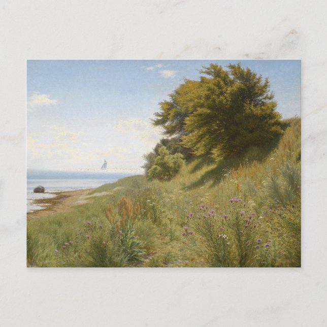 Ludvig Kabell - Sommertag am Meer Postkarte (Vorderseite)