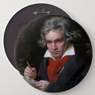 Ludwig Beethoven Symphony Classic Music Composer Button