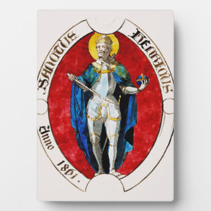 Ludwig der Heilige Schutzpatron der Könige Fotoplatte