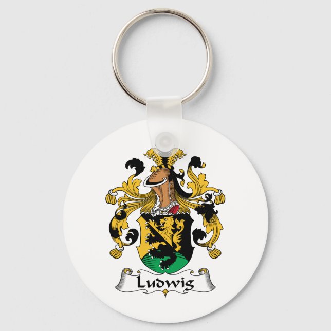 Ludwig Familienwappen Schlüsselanhänger (Vorderseite)