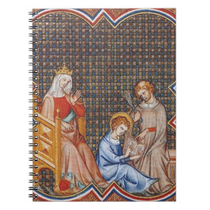 Ludwig IX. von Frankreich Patron der Könige Kunst Notizblock