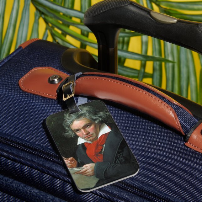 Ludwig van Beethoven, 1820 Gepäckanhänger (Vorderseite Insitu 1)