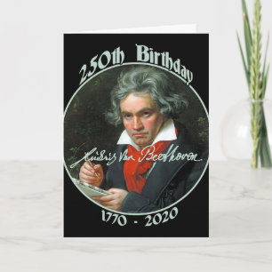 Ludwig Van Beethoven 250. Geburtstag (pt) Karte