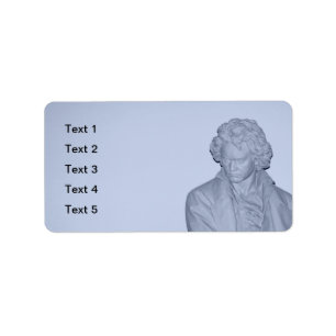 Ludwig van Beethoven Adressaufkleber