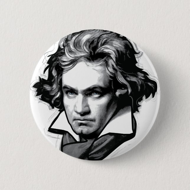 Ludwig van Beethoven Button (Vorderseite)