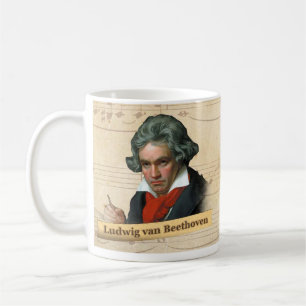 Ludwig van Beethoven historische Tasse