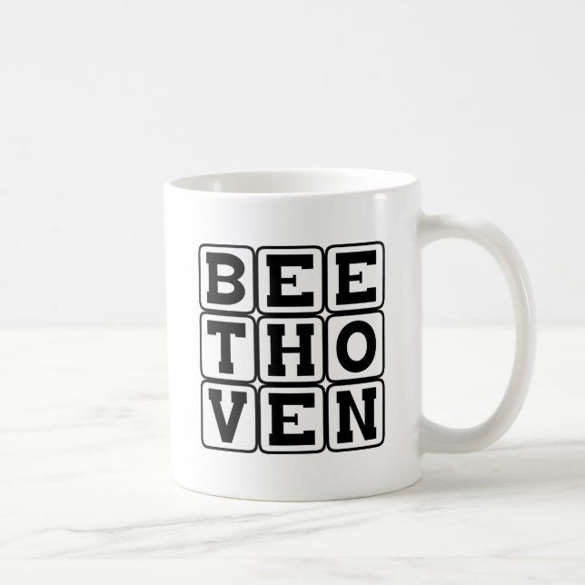Ludwig Van Beethoven, Komponist Kaffeetasse (Rechts)