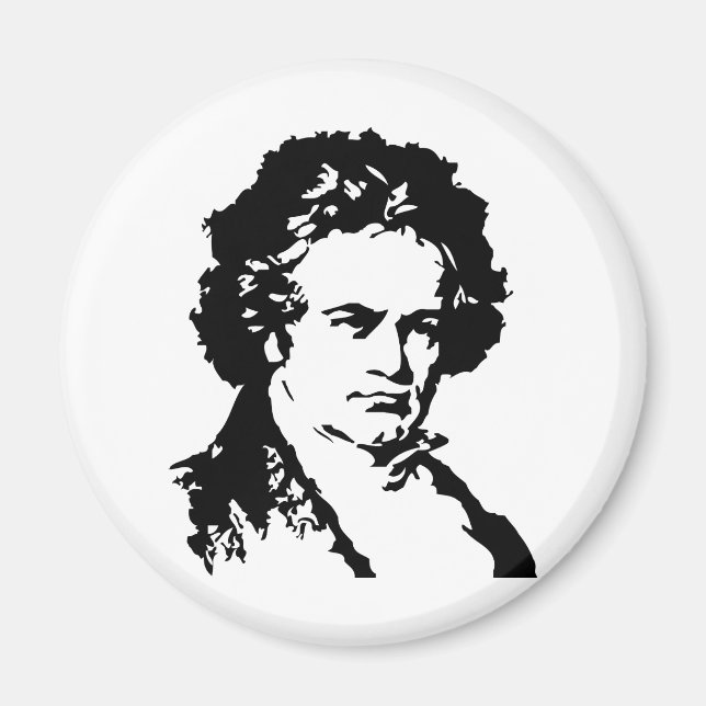 Ludwig van Beethoven Magnet (Vorne)