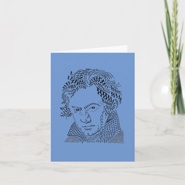 Ludwig van Beethoven, Musiknoten, Musiksymbole (Vorderseite)