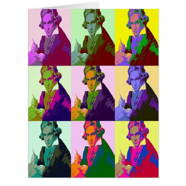 Ludwig Van Beethoven Pop Art (Vorderseite)
