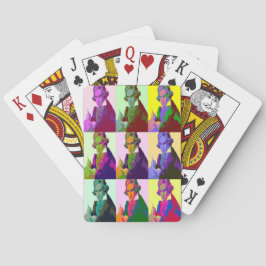 Ludwig Van Beethoven Pop Art Spielkarten