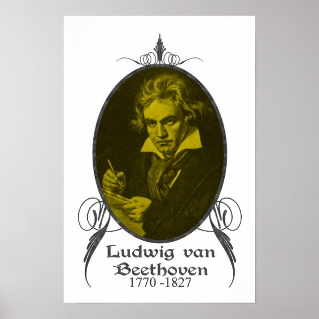 Ludwig van Beethoven Poster (Vorne)