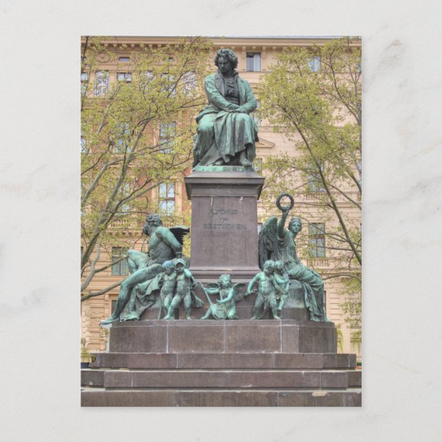 Ludwig Van Beethoven Postkarte (Vorderseite)