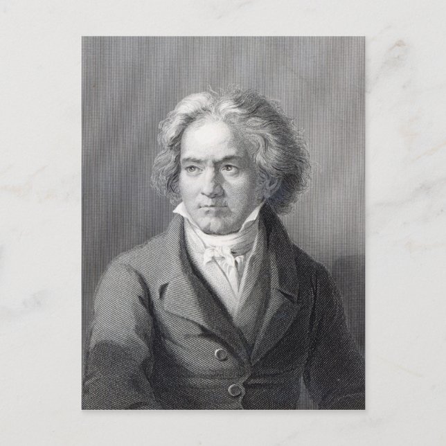Ludwig van Beethoven Postkarte (Vorderseite)