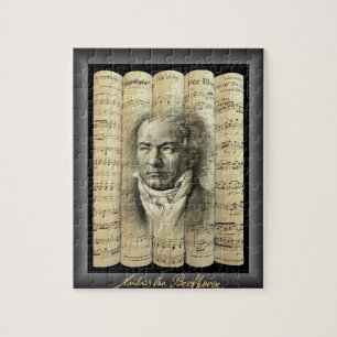 Ludwig van Beethoven~Rolled Classical Sheet Music~