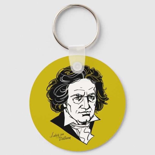 Ludwig van Beethoven Schlüsselanhänger (Vorderseite)