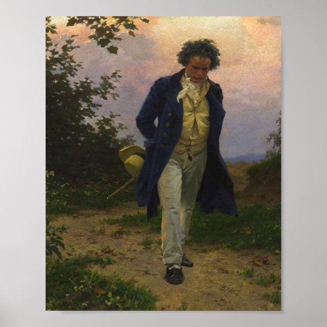 Ludwig Van Beethoven Walking Poster (Vorne)