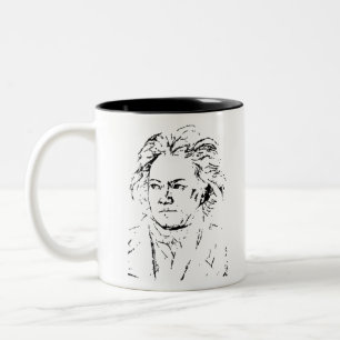 Ludwig van Beethoven Zweifarbige Tasse