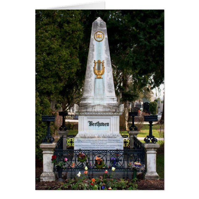 Ludwig Van Beethovens Grave (Vorne)