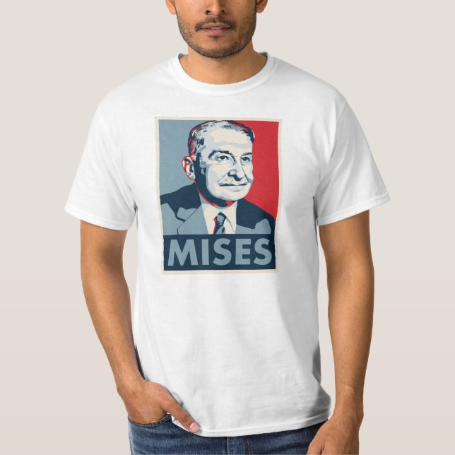 Ludwig von Mises T-Shirt (Vorderseite)