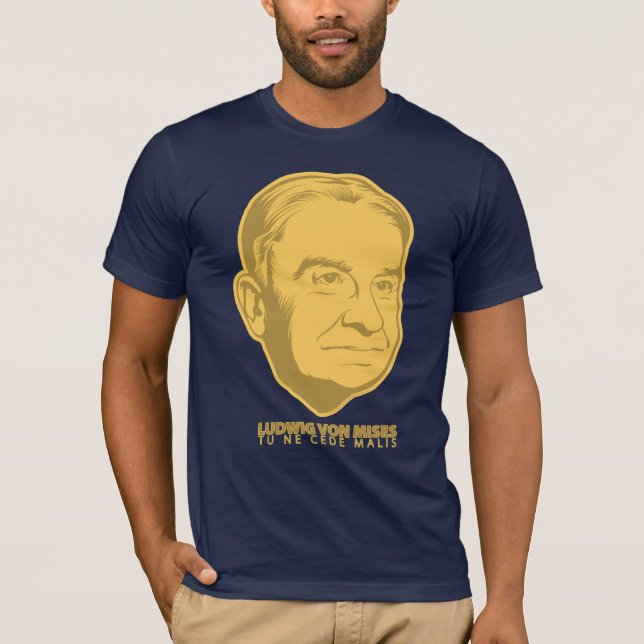 Ludwig von Mises T-Shirt (Vorderseite)