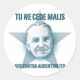 Ludwig von Mises - Tu-Ne überlassen Malis Runder Aufkleber