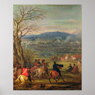 Ludwig XIV. in der Schlacht bei Mount Cassel Poster